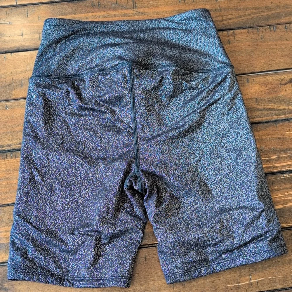 Alo Lace Up Glitter Shimmer Shorts